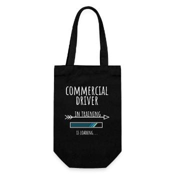 Commercial Driver in Training Profession Gift - Gift Bag for Bottles - black - Front