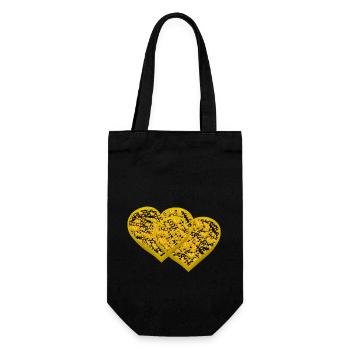 Partenariat avec Heart Hearts Valentine - Sac à bouteille - noir - Devant