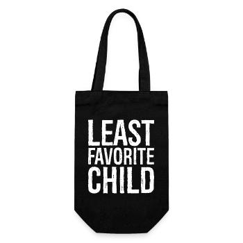 Enfant le moins aimé - Sac à bouteille - noir - Devant