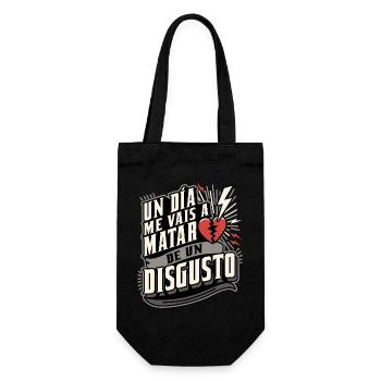 What a disgust - Gift Bag for Bottles - black - Front