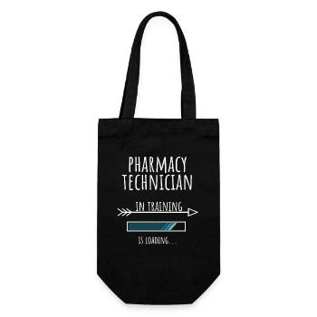 Technicien en pharmacie en formation Profession Cadeau - Sac à bouteille - noir - Devant