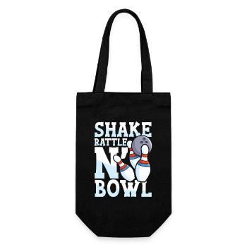 Shake rattle n bowl - Geschenkbeutel für Flaschen - Schwarz - Vorne