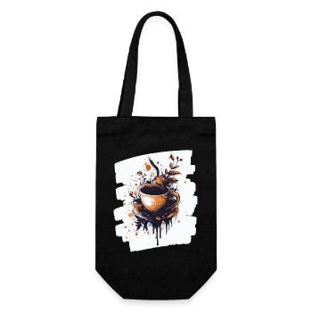 Coffee Coffee Coffee Lovers - Gift Bag for Bottles - black - Front