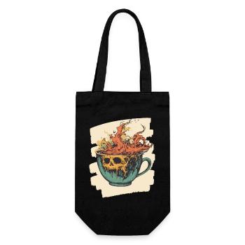 Coffee Coffee Coffee Lovers - Gift Bag for Bottles - black - Front