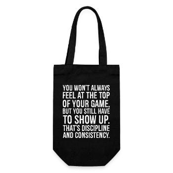 you won't always feel at the top of your game - Gift Bag for Bottles - black - Front