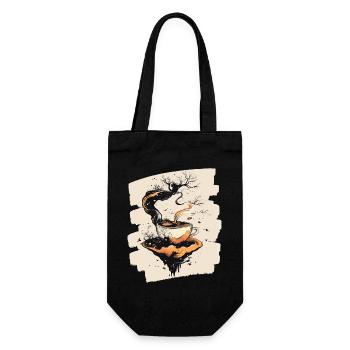 Coffee Coffee Coffee Lovers - Gift Bag for Bottles - black - Front