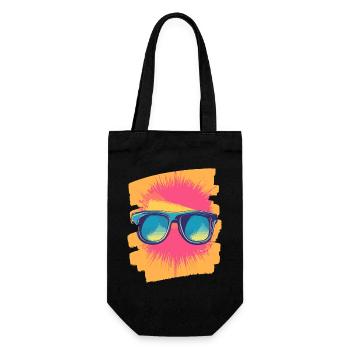 Sunglasses Summer - Gift Bag for Bottles - black - Front