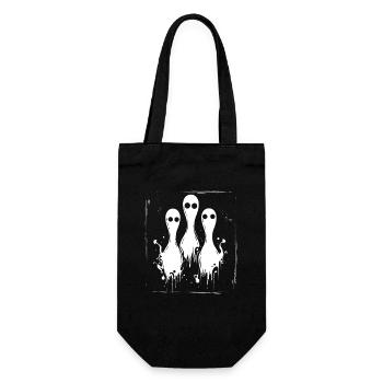 Bowling Pins Halloween - Geschenkbeutel für Flaschen - Schwarz - Vorne