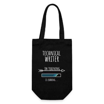Rédacteur technique en formation Profession Cadeau - Sac à bouteille - noir - Devant
