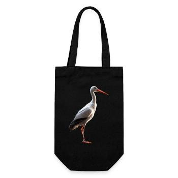 Stork Lover White Stork Giant Stork Storks Storks - Gift Bag for Bottles - black - Front