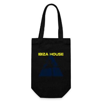 Ibiza House - Geschenkbeutel für Flaschen - Schwarz - Vorne