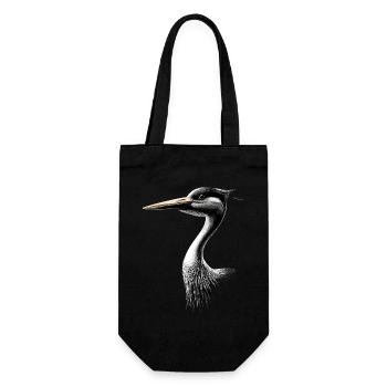 Stork Lover White Stork Giant Stork Storks Storks - Gift Bag for Bottles - black - Front