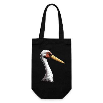 Stork Lover White Stork Giant Stork Storks Storks - Gift Bag for Bottles - black - Front