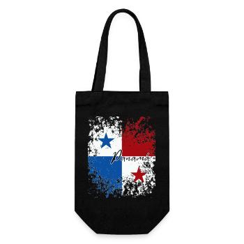 Fierté panaméenne, drapeau panaméen - Sac à bouteille - noir - Devant