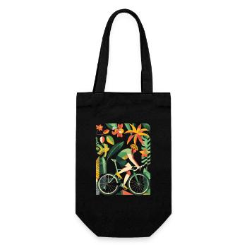 Look de bande dessinée cycliste - Sac à bouteille - noir - Devant