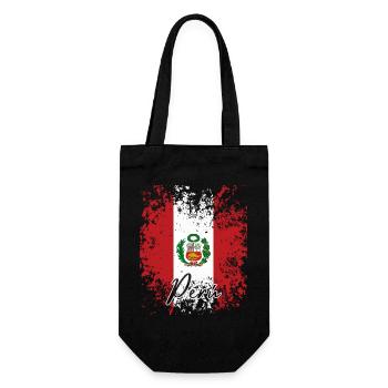 Peruvian pride, proud Peruvian - Gift Bag for Bottles - black - Front