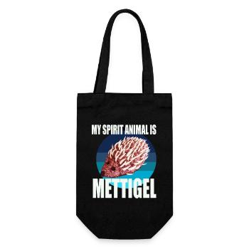 Mon animal spirituel est Mettigel - Sac à bouteille - noir - Devant