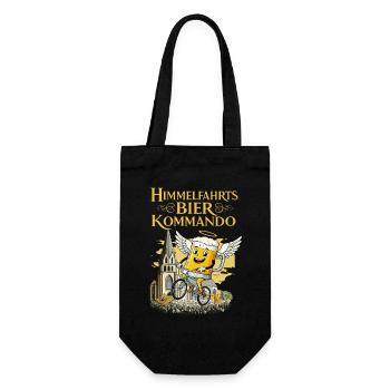 Ascension Beer Command - Funny Father's Day - Gift Bag for Bottles - black - Front
