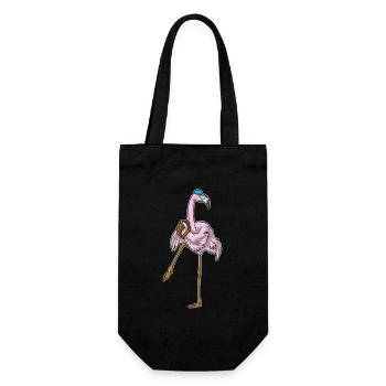 Flamingo Baseball Gant de baseball - Sac à bouteille - noir - Devant