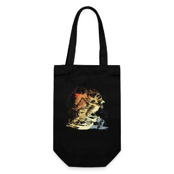 Breakdancer Vintage Look - Gift Bag for Bottles - black - Front