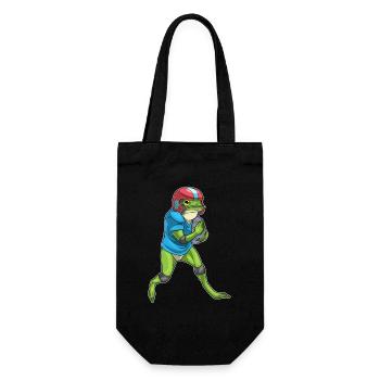 Football américain de Pâques Frog - Sac à bouteille - noir - Devant