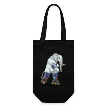 Elefant Inline skating Inline skates - Gift Bag for Bottles - black - Front