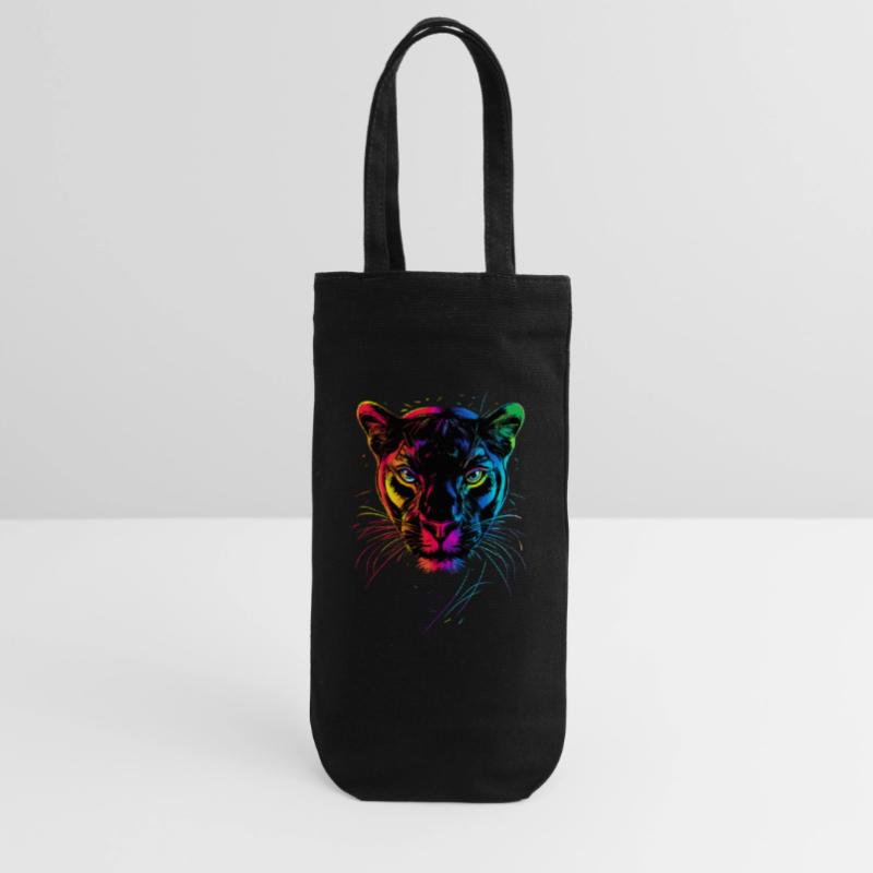 Panthère Léopard Grand Chat Mignon Gros Chat Panter Sac à bouteille