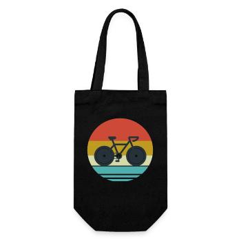 T-shirt rétro de vélo Vélo vintage offert - Sac à bouteille - noir - Devant
