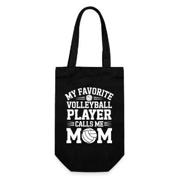 Volleyball Spruch Lustiges Volleyball Geschenk - Geschenkbeutel für Flaschen - Schwarz - Vorne