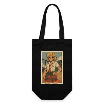 Reine de la cour d’école à l’ combatif - Sac à bouteille - noir - Devant