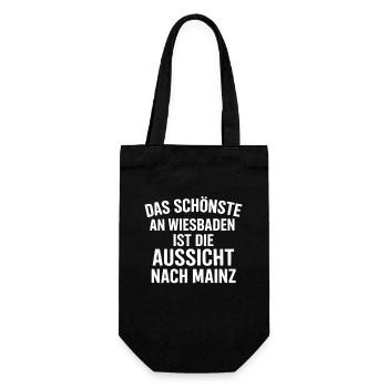 Dicton de Mayence – Voir à la chemise de Mayence - Sac à bouteille - noir - Devant