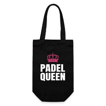 Padel Queen - Gift Bag for Bottles - black - Front