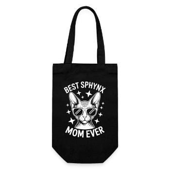 Chat Sphynx Disant Drôle Chat Sphynx Cadeau - Sac à bouteille - noir - Devant