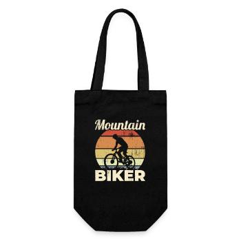 Vintage Mountain Bikers - Gift Bag for Bottles - black - Front