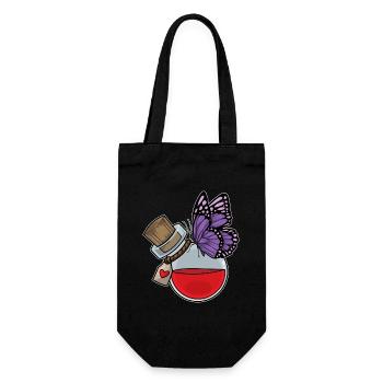 Butterfly Potion - Gift Bag for Bottles - black - Front