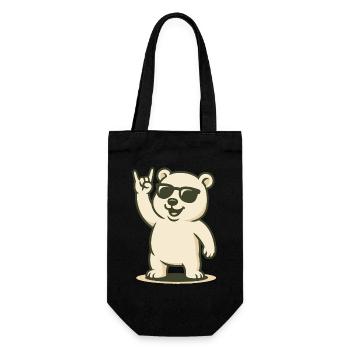 Arctic Rocker - Gift Bag for Bottles - black - Front