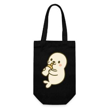Flask Seal Baby - Gift Bag for Bottles - black - Front