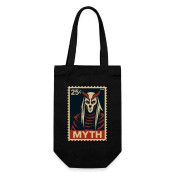 MYTHE – Légende démoniaque sous forme de timbre - Sac à bouteille - noir - Devant