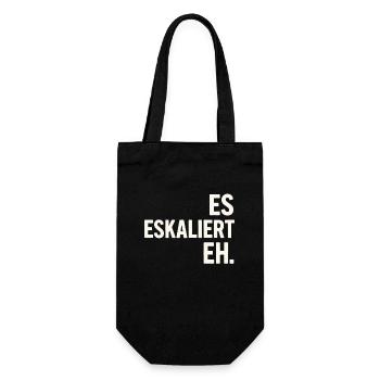 De toute façon, la situation s’intensifie – une chemise à slogan pour chaque occasion - Sac à bouteille - noir - Devant