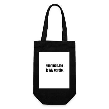 Running Late – Fitness Level: Zero - Sac à bouteille - noir - Devant