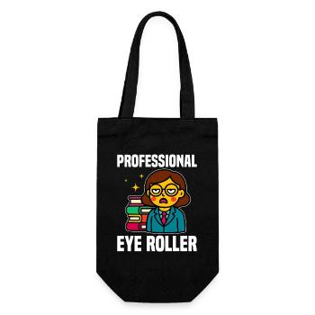 ROULEAU D’YEUX PROFESSIONNEL - CADEAU ENSEIGNANT - Sac à bouteille - noir - Devant