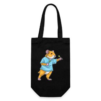 Hamster Dart Dartpfeil - Gift Bag for Bottles - black - Front