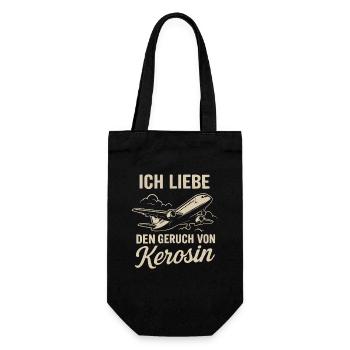 I love the smell of kerosene - Gift Bag for Bottles - black - Front