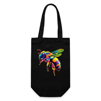 abeilles apiculteur miel apiculteur abeilles abeille mignonne - Sac à bouteille - noir - Devant