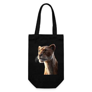 Lioness Lioness Mom Lioness Lionesses Mom Wild Lions - Gift Bag for Bottles - black - Front