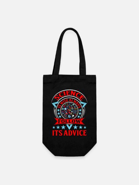 Vie scientifique Devise Design - Sac à bouteille - noir