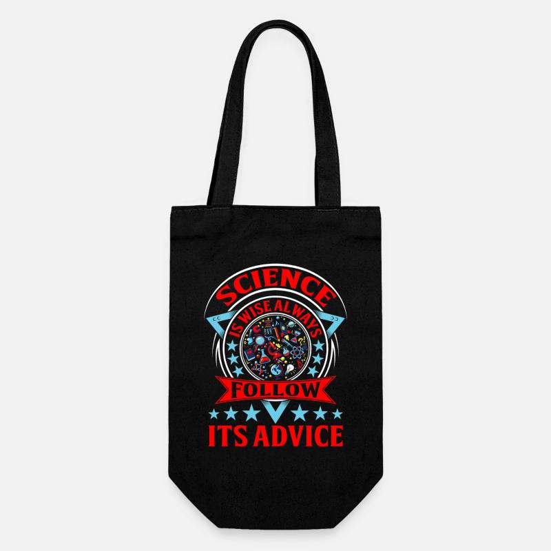 Vie scientifique Devise Design - Sac à bouteille - noir
