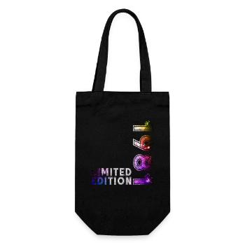 44th Birthday Original Vintage 1981 - Gift Bag for Bottles - black - Front