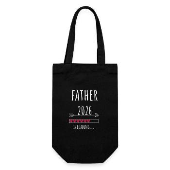 Annonce Grossesse 2026 Futur papa - Sac à bouteille - noir - Devant