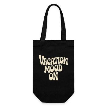 Vacation Mood On Sommer Festival Reise Club Urlaub - Geschenkbeutel für Flaschen - Schwarz - Vorne